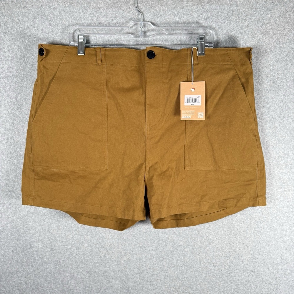Wondery Isabel 3.0 Shorts Womens 2XL Ochre Cargo Belted